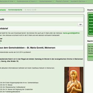 Auch ohne Kirche im Ort gibt es in Meinersen noch ein reges Gemeindeleben, wie ein Blick auf die Homepage der Pfarrei St. Maria Goretti zeigt.