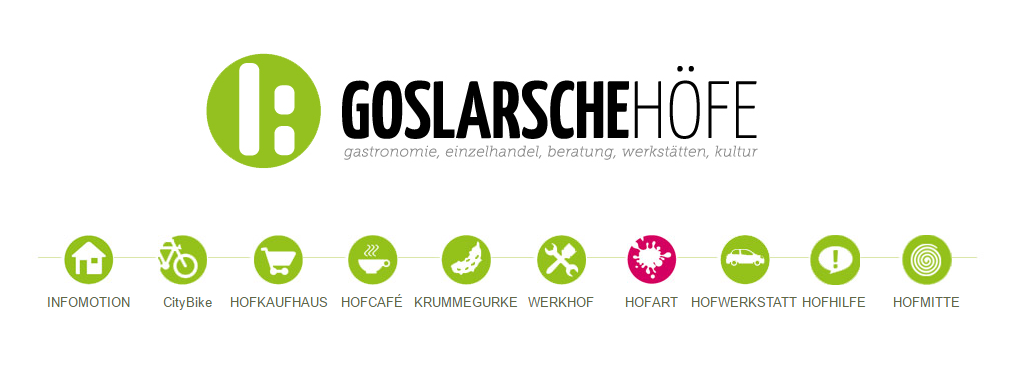 Screenshot der Internetseite www.goslarsche-hoefe.de
